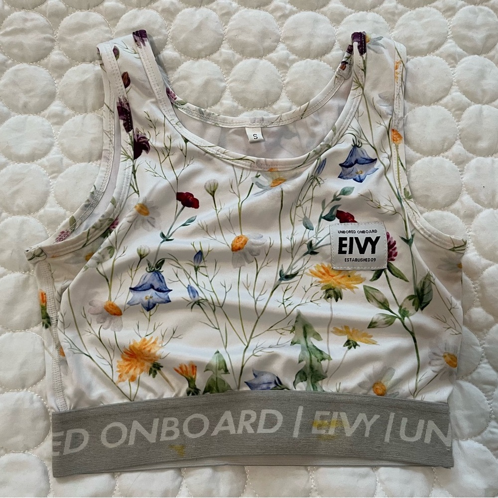 Eivy Seven Flowers Sports Bra Size Small